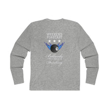 "Weekend Forecast" Men's Long Sleeve Crew Tee