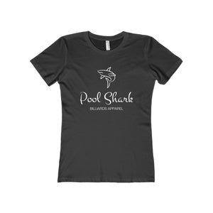 "Pool Shark" Women's The Boyfriend Tee Front Logo