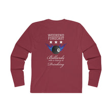 "Weekend Forecast" Men's Long Sleeve Crew Tee