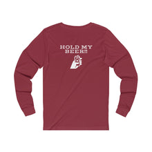 "Hold My Beer" Unisex Jersey Long Sleeve Tee