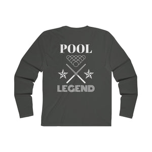 "Pool Legend" Men's Long Sleeve Crew Tee