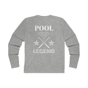 "Pool Legend" Men's Long Sleeve Crew Tee