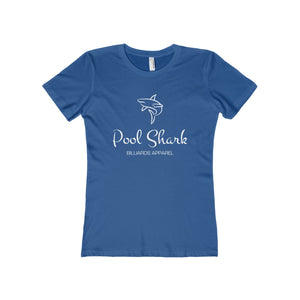 "Pool Shark" Women's The Boyfriend Tee Front Logo