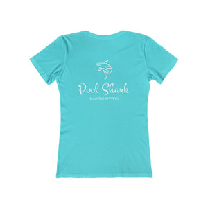 "Pool Shark" Women's The Boyfriend Tee