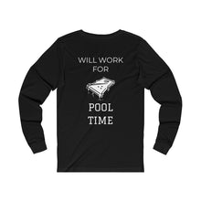 "Pool Time" Unisex Jersey Long Sleeve Tee