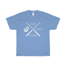 "Eat Sleep Pool" Unisex Heavy Cotton Tee