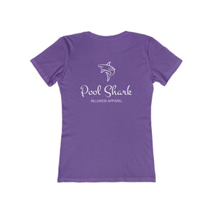 "Pool Shark" Women's The Boyfriend Tee