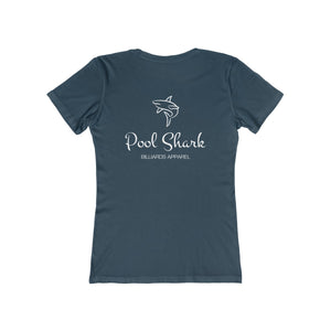 "Pool Shark" Women's The Boyfriend Tee