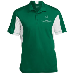 "Pool Shark" Sport-Tek Men's Colorblock Performance Polo