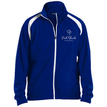 "Pool Shark" Sport-Tek Men's Raglan Sleeve Warmup Jacket