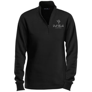 "Pool Shark" Sport-Tek Ladies' 1/4 Zip Sweatshirt