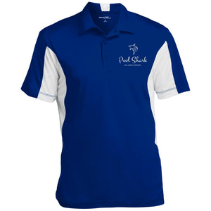 "Pool Shark" Sport-Tek Men's Colorblock Performance Polo