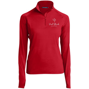 "Pool Shark" Sport-Tek Women's 1/2 Zip Performance Pullover