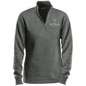 "Pool Shark" Sport-Tek Ladies' 1/4 Zip Sweatshirt