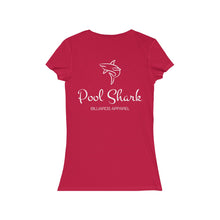 "Pool Shark" Women's Short Sleeve V-Neck Tee