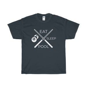 "Eat Sleep Pool" Unisex Heavy Cotton Tee