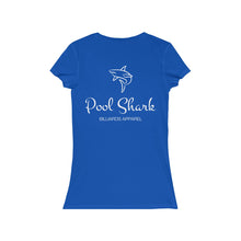 "Pool Shark" Women's Short Sleeve V-Neck Tee