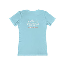 "Billiards Makes Me Happy" Women's Boyfriend Tee