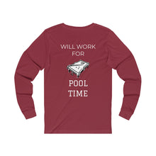 "Pool Time" Unisex Jersey Long Sleeve Tee